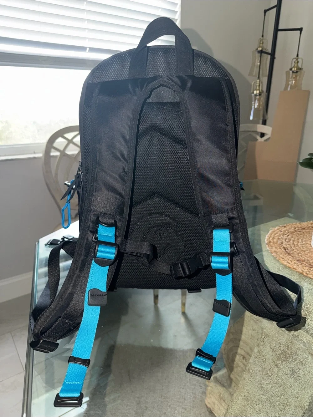 Cookies SF Charter Smell Proof Backpack with blue accents/straps